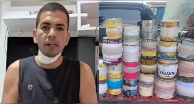 Imagem ilustrativa da notícia: Motociclista faz alerta após ser ferido por linha com cerol em Belém