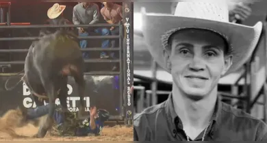 Imagem ilustrativa da notícia: Vídeo: peão morre após ser pisoteado por touro durante rodeio