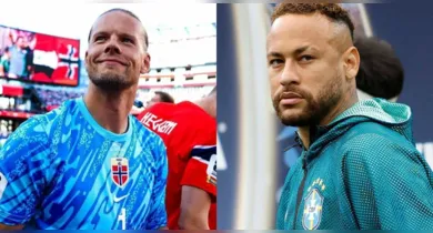Imagem ilustrativa da notícia: Saiba o que Neymar disse ao goleiro norueguês durante o pênalti