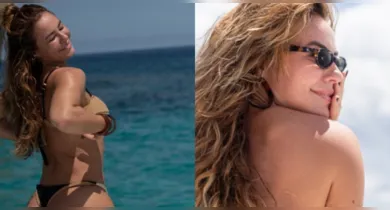 Imagem ilustrativa da notícia: Paolla Oliveira faz sucesso com biquini ousado na Itália; Veja!