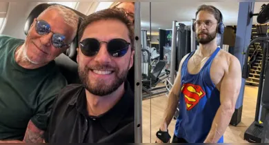 Imagem ilustrativa da notícia: Miguel Falabella posta foto rara com namorado durante viagem
