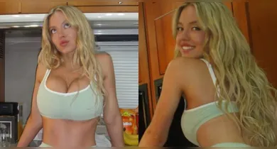 Imagem ilustrativa da notícia: Sydney Sweeney provoca fãs com fotos de lingerie; Veja!