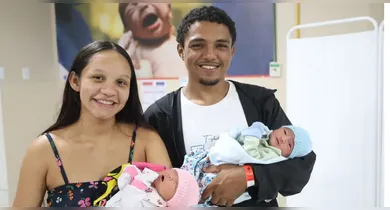 Imagem ilustrativa da notícia: Nascem os primeiros gêmeos no Hospital Anita Gerosa, em Ananindeua