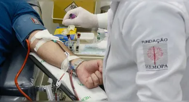 Imagem ilustrativa da notícia: Hemopa promove ação de doação de sangue neste fim de semana