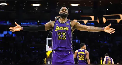 Imagem ilustrativa da notícia: LeBron James escolhe os 76ers e mira título histórico na NBA