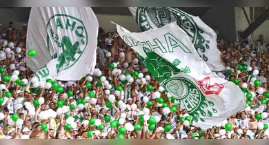 Imagem ilustrativa da notícia: Torcida do Palmeiras esgota setores para duelo no Mangueirão