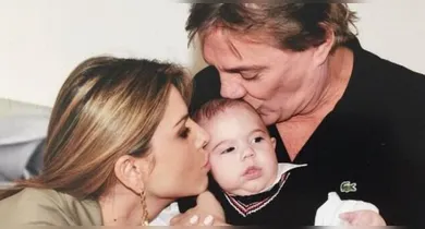 Imagem ilustrativa da notícia: Filho caçula de Fábio Jr. chama atenção em foto com a mãe