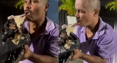 Imagem ilustrativa da notícia: Homem é mordido por mucura durante "brincadeira" com animal