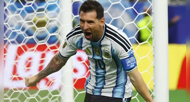 Imagem ilustrativa da notícia: Com protagonismo de Messi, Argentina garante vaga na 2ª fase da Copa