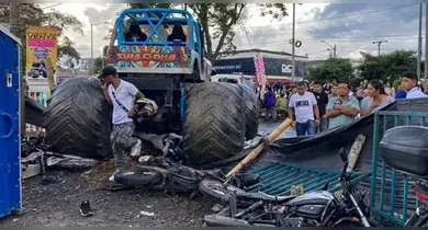 Imagem ilustrativa da notícia: Acidente com monster truck deixa mortos e feridos