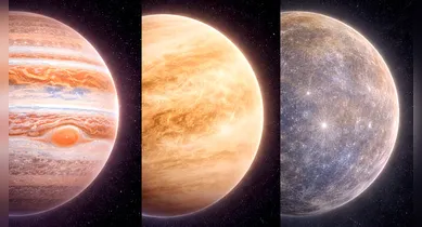 Imagem ilustrativa da notícia: Três planetas alinham-se no céu em raro espetáculo visual