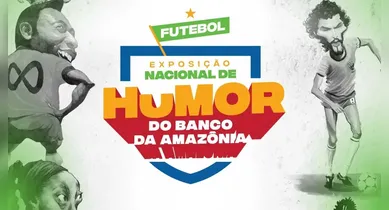 Imagem ilustrativa da notícia: Humor e Futebol: guia para a exposição do Banco da Amazônia