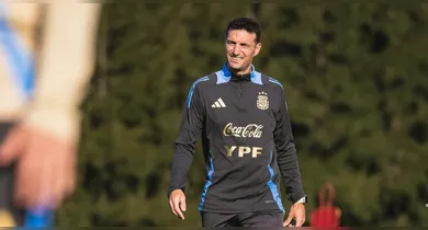 Imagem ilustrativa da notícia: Scaloni 'pede paz' em Argentina x Inglaterra: "Jogo de futebol"
