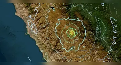 Imagem ilustrativa da notícia: Terremoto de 5,6 é registrado no Peru próximo à fronteira com o Brasil