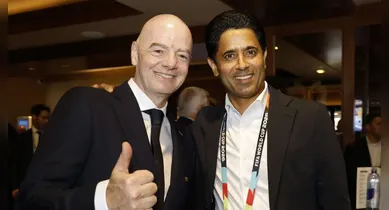 Imagem ilustrativa da notícia: Nos bastidores, Al-Khelaifi é cotado para enfrentar Infantino na Fifa