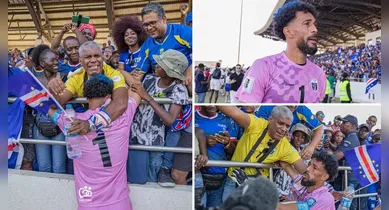Imagem ilustrativa da notícia: Cabo Verde 0 x 0 Espanha: Vozinha emociona o mundo e se torna destaque na Copa