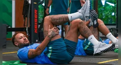Imagem ilustrativa da notícia: Neymar segue como dúvida na Seleção Brasileira para a Copa do Mundo