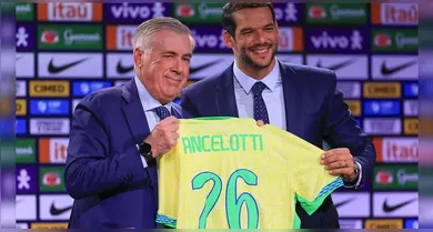 Imagem ilustrativa da notícia: Ancelotti lamenta eliminação e já projeta novo ciclo: "Não é o fim"
