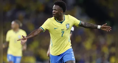 Imagem ilustrativa da notícia: Destaque no Brasil, Vini Jr entra no Top 5 da Fifa na Copa do Mundo