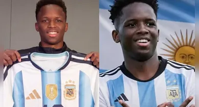 Imagem ilustrativa da notícia: Negro, haitiano e fã de Neymar: conheça o "sucessor" de Messi na Argentina
