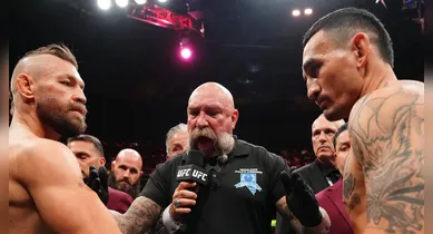 Imagem ilustrativa da notícia: Holloway vence McGregor, paraense brilha e UFC 329 iguala interrupções