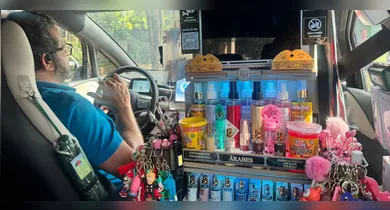 Imagem ilustrativa da notícia: Motorista usa carro de app como loja e vende produtos durante corridas