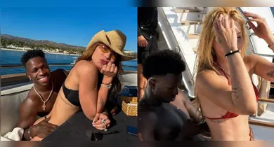 Imagem ilustrativa da notícia: Vini Jr. é criticado após atitude em foto íntima com Virginia