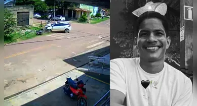 Imagem ilustrativa da notícia: Vídeo: motociclista morre após colisão com carro no Pará