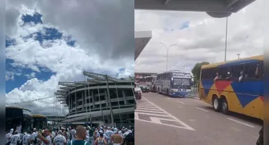 Imagem ilustrativa da notícia: Remo x Palmeiras: palmeirenses chegam ao Mangueirão em grande número