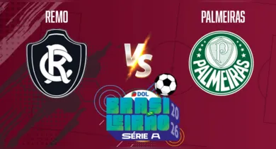 Imagem ilustrativa da notícia: Remo 1 x 1 Palmeiras: siga em tempo real pelo Lance a Lance do DOL