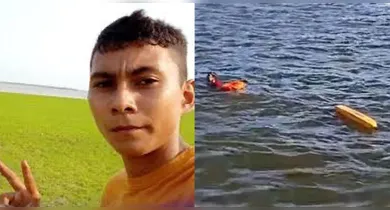 Imagem ilustrativa da notícia: Jovem desaparecido após cair de lancha no rio Tapajós é encontrado morto