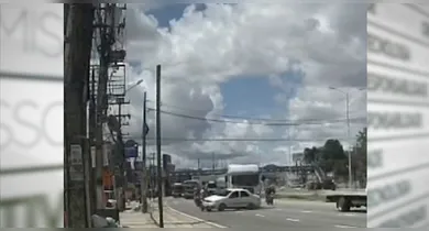 Imagem ilustrativa da notícia: Vídeo mostra atropelamento de entregador que morreu na BR-316
