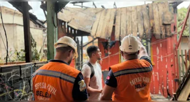Imagem ilustrativa da notícia: Defesa Civil presta assistência a famílias após incêndio no Guamá