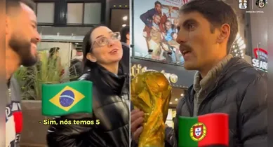 Imagem ilustrativa da notícia: Paraense dá aula de Copa a argentino e viraliza na internet