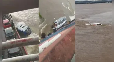 Imagem ilustrativa da notícia: Lancha afunda após tentativa de alcançar balsa em Santarém