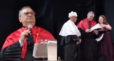 Imagem ilustrativa da notícia: Flávio Dino recebeu o título de Doutor Honoris Causa da UFPA