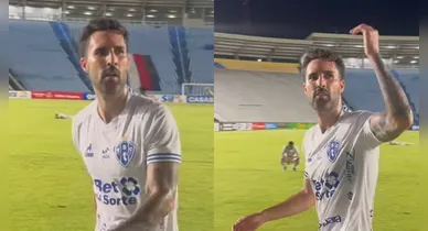 Imagem ilustrativa da notícia: Ítalo explica desabafo após gol da vitória do Paysandu