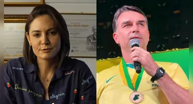 Imagem ilustrativa da notícia: Michelle acredita que escândalos vão abalar Flávio Bolsonaro, diz jornalista