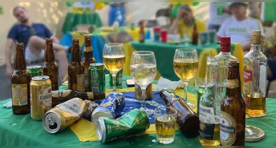Imagem ilustrativa da notícia: Excesso de bebidas durante os jogos da copa pode ser um risco à saúde