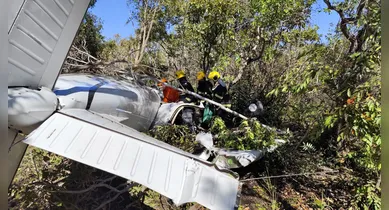 Imagem ilustrativa da notícia: Casal que morava no Pará morre em queda de avião no Tocantins