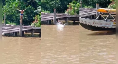 Imagem ilustrativa da notícia: Banhista é atropelado por lancha na Ilha do Combu, em Belém