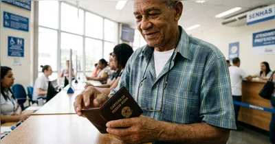 A Carteira do Idoso é um documento que comprova o direito ao transporte interestadual gratuito ou com desconto.