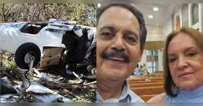 Casal que morava no Pará morre em queda de avião no Tocantins.