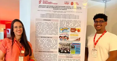 A pesquisa apresentou os resultados das ações desenvolvidas pela Gerência de Captação de Doadores do Hemopa junto a estudantes da educação básica e do ensino superior.
