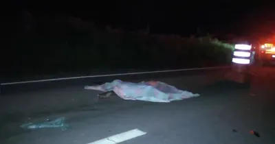 O motociclista colidiu de frente com o ônibus e morreu na BR-010