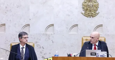 O procurador-geral da República, Paulo Gonet, e o ministro Alexandre de Moraes
