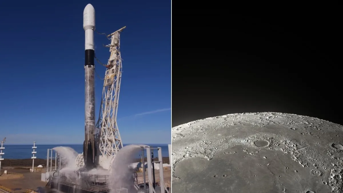 Imagem ilustrativa da notícia: Foguete da SpaceX atinge a Lua e cria oportunidade para cientistas