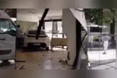 Hospital da Mulher, em Belém, foi invadido por um carro durante a madrugada deste sábado (1º).