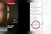 O comentário foi feito em uma rede social em referência a facada que Jair Bolsonaro levou em 2018.