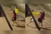 Não se sabe o que teria gerado as agressões.